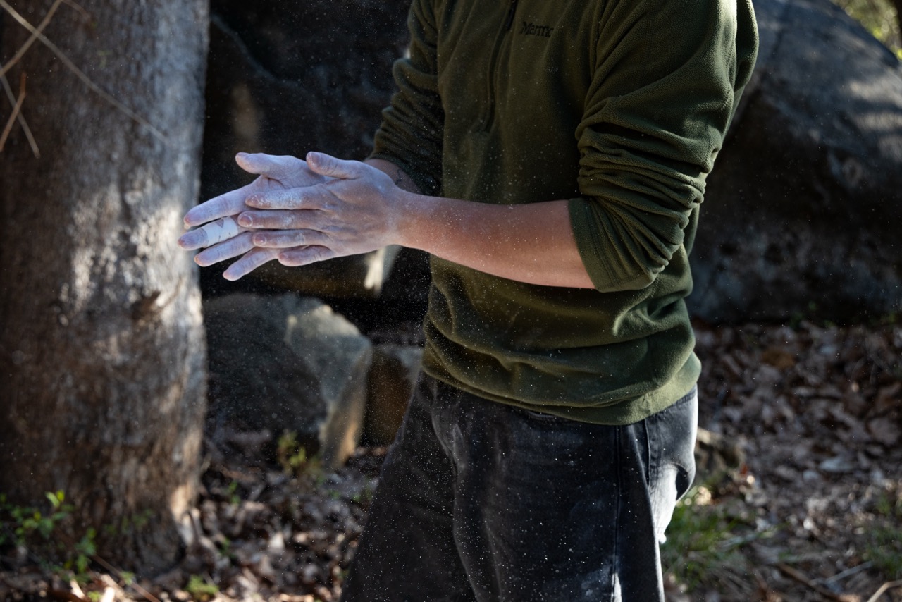 clapping off chalk